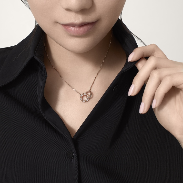 Rose gold cartier love necklace Clearance