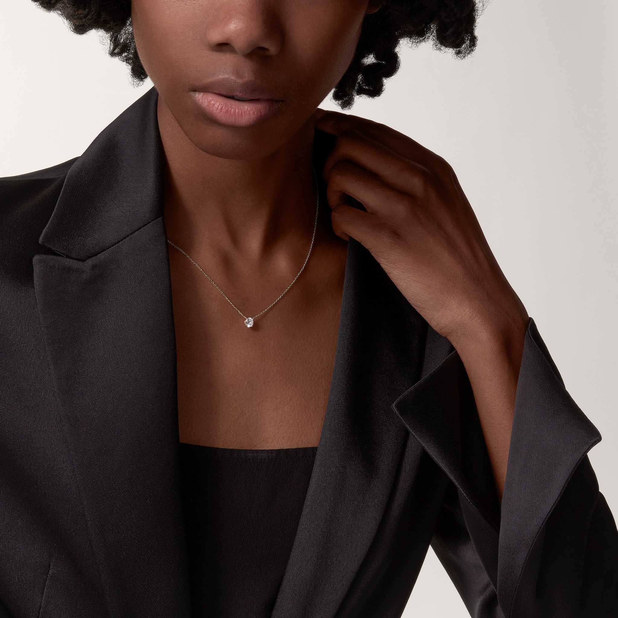 1895 pendant, brilliant-cut diamond