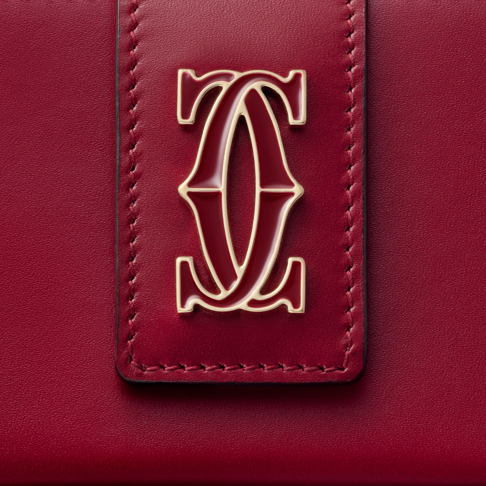Accordion card holder, C de Cartier