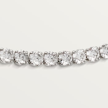 Lignes Essentielles necklace, brilliant-cut diamonds Lignes Essentielles necklace, brilliant-cut diamonds