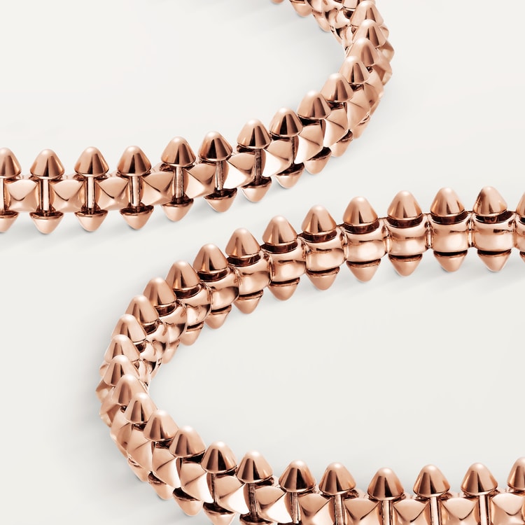 CRB8301416 Clash de Cartier hoop earrings Small Model Rose