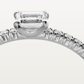 Cartier 3 top carat diamond ring