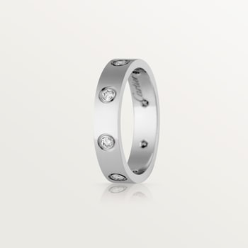 #LOVE# ring, small model, 8 diamonds #LOVE# ring, small model, 8 diamonds