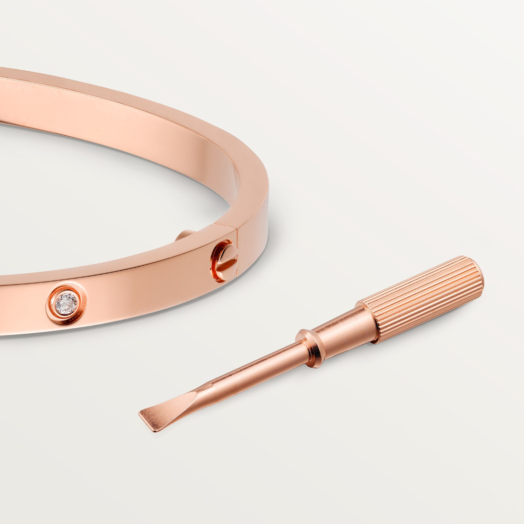 #LOVE# bracelet, small model, 10 diamonds, image 7