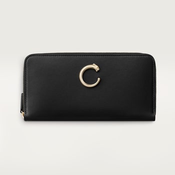 Zippered international wallet, Panthère C de Cartier Zippered international wallet, Panthère C de Cartier