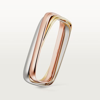Trinity Tri Color Gold Bracelets Cartier