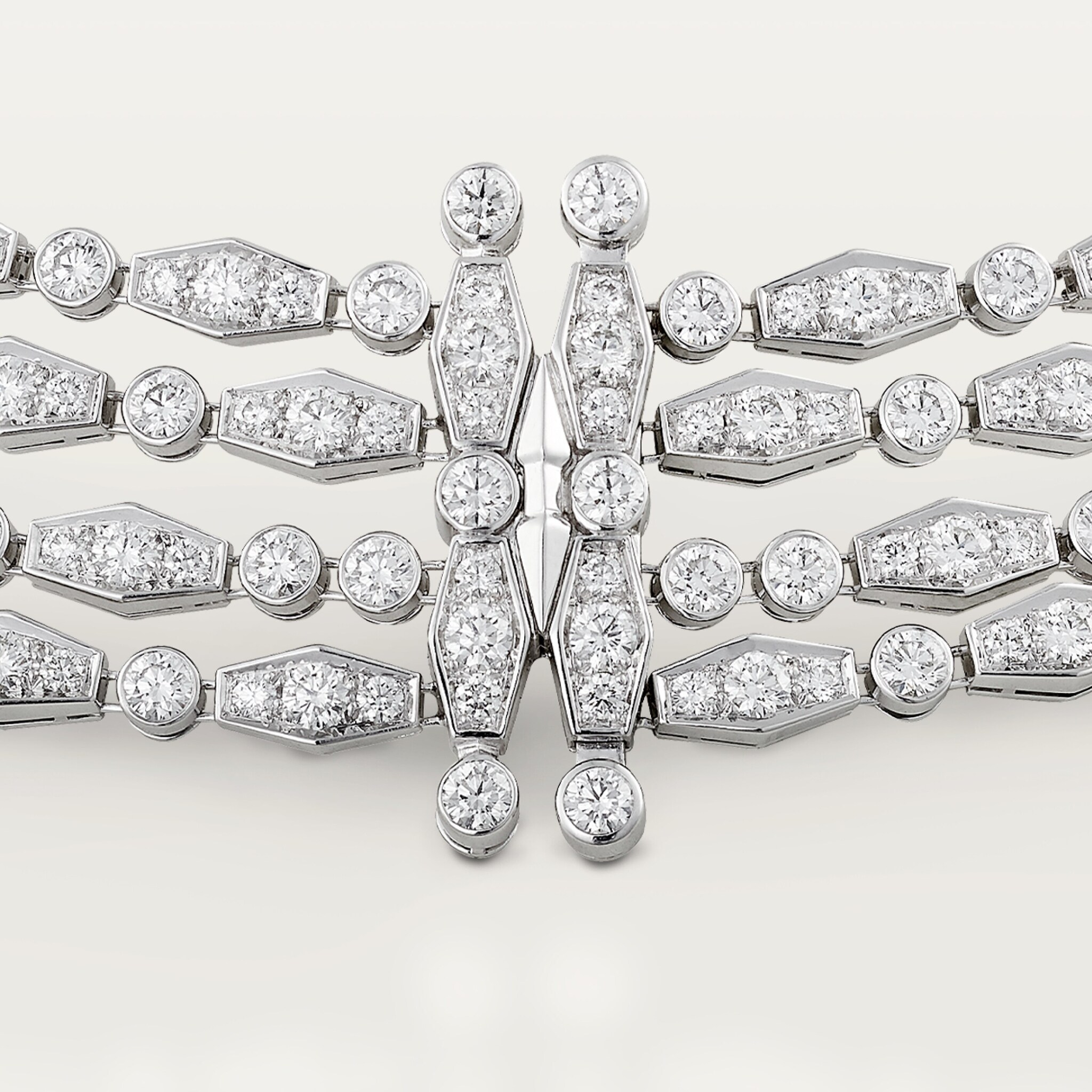 Pluie de Cartier necklace, diamonds