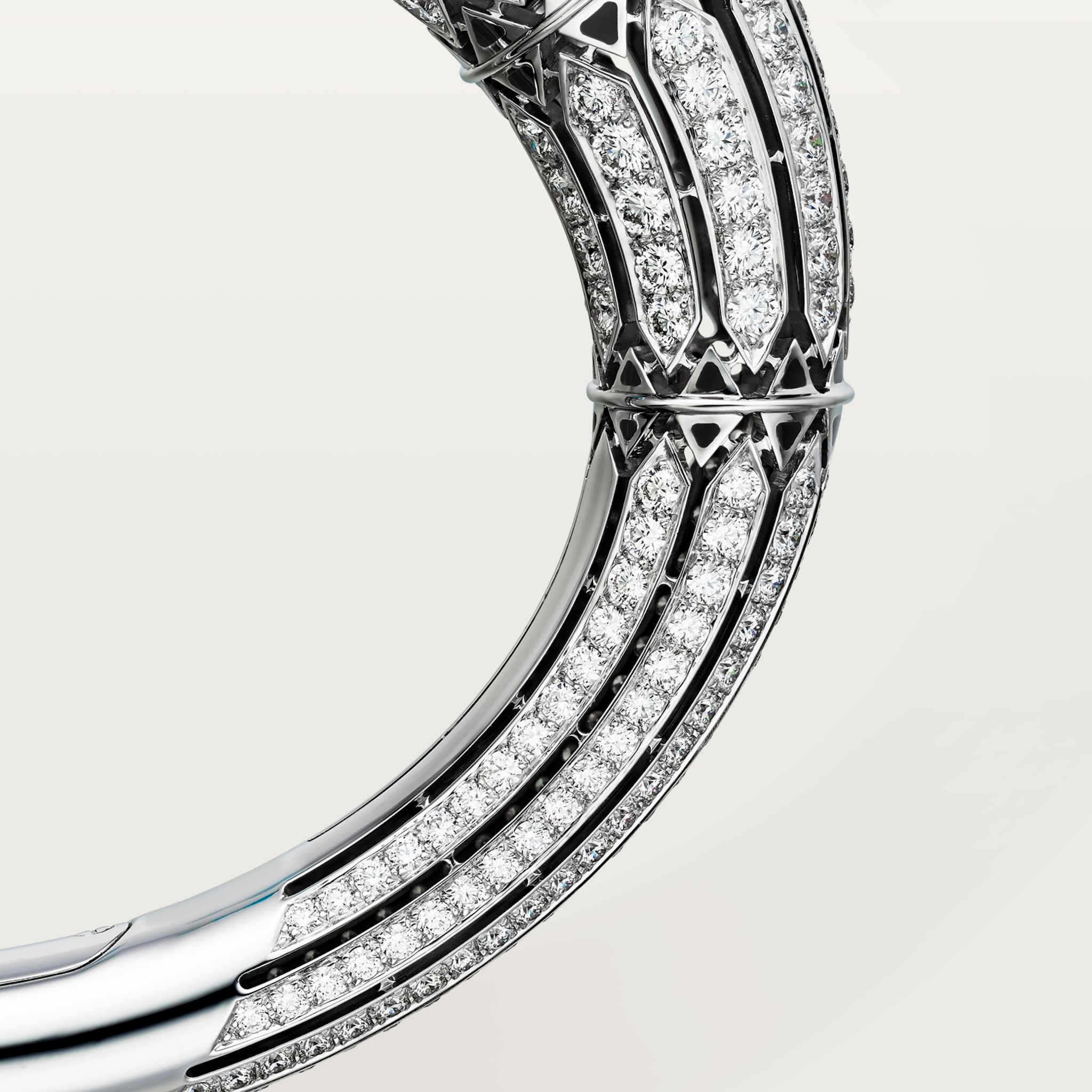 기하학 & 컨트라스트 브레이슬릿, 터콰이즈, 파베 세팅, 이미지 5