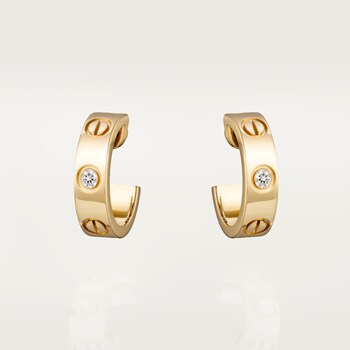 CRB8022500 LOVE earrings Yellow gold Cartier