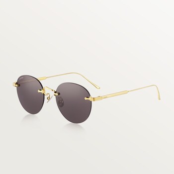 Gold cartier glasses men sales