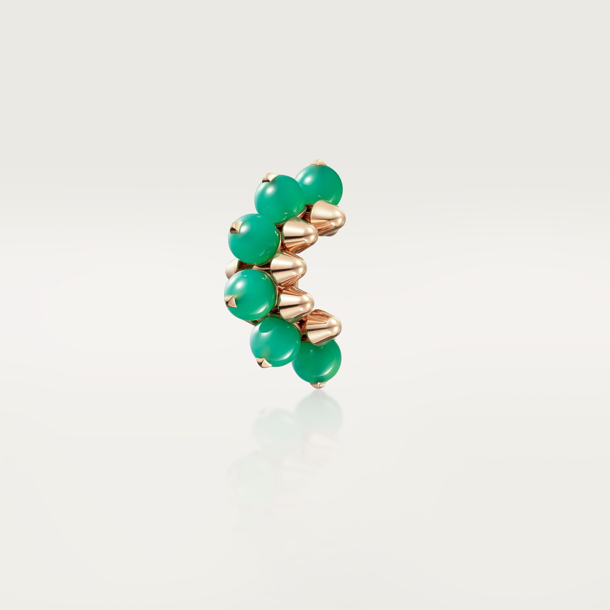 Clash de Cartier single earring, chrysoprase, extra-large model 