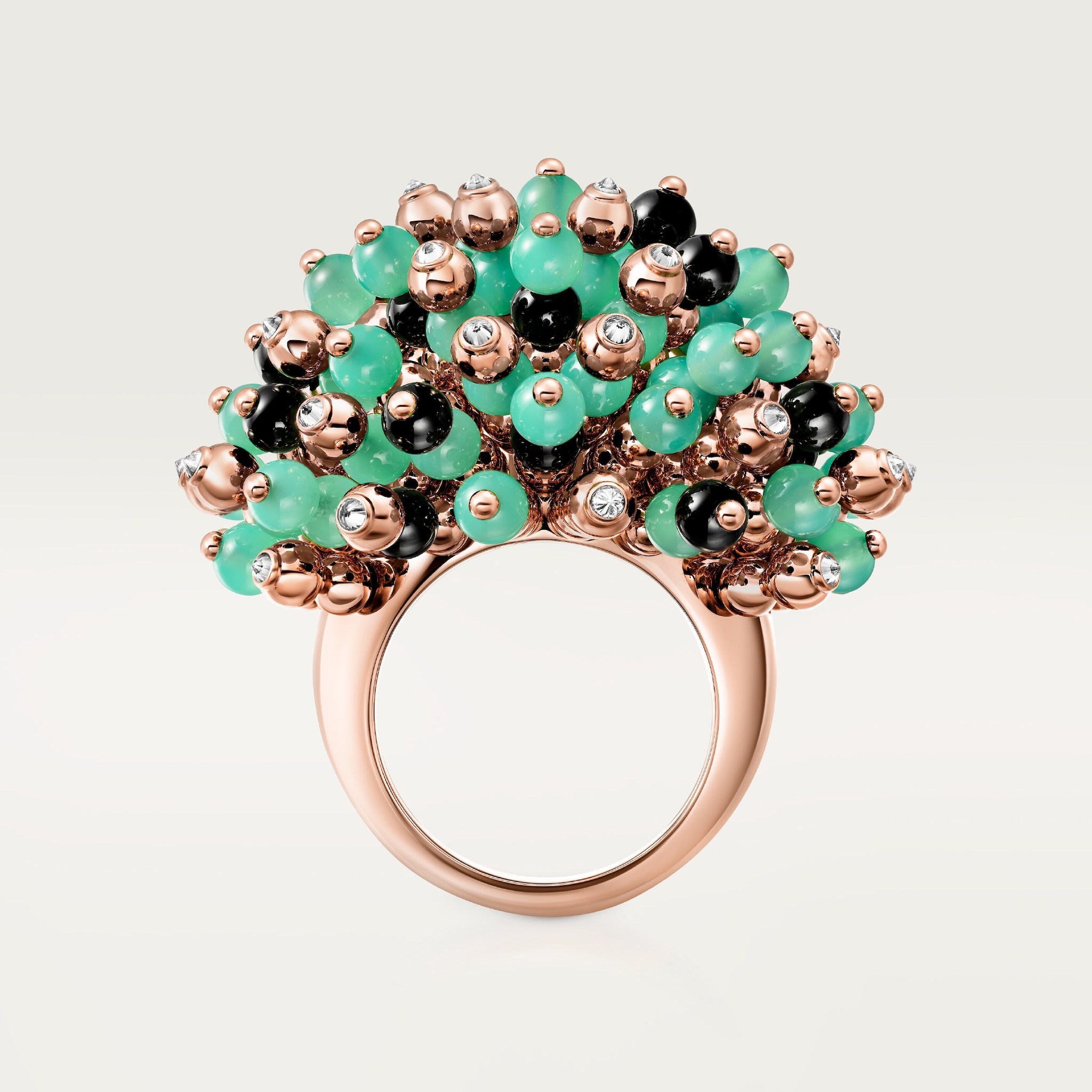 Cartier Libre Tuttitutti ring, chrysoprase
