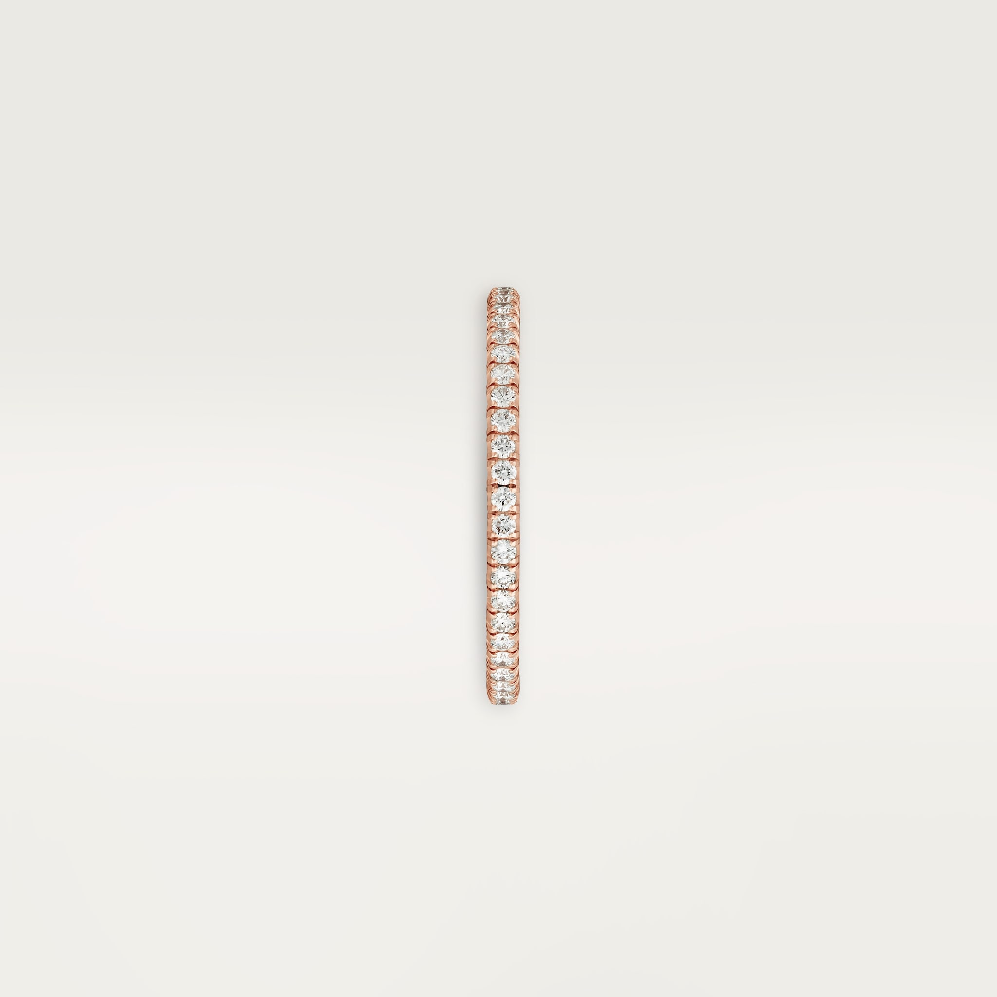 Etincelle de Cartier wedding band, 1.5 mm width, paved, image 5