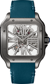 Santos de Cartier skeleton watch Santos de Cartier skeleton watch