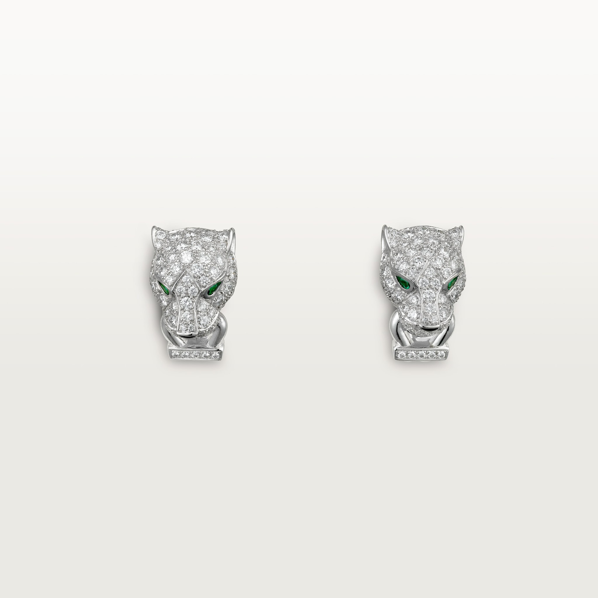 Panth&egrave;re de Cartier earrings, paved