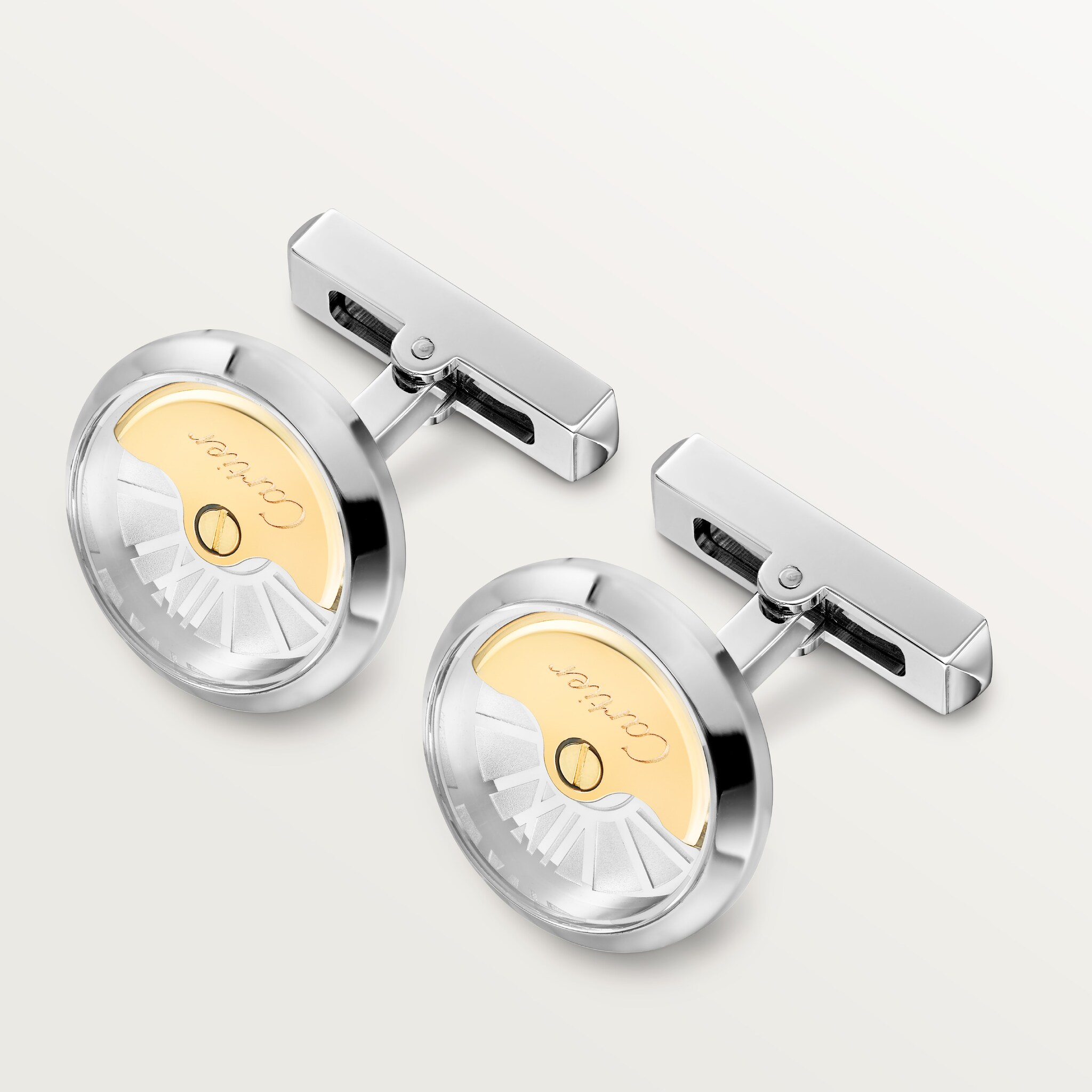 Oscillating weight cufflinks