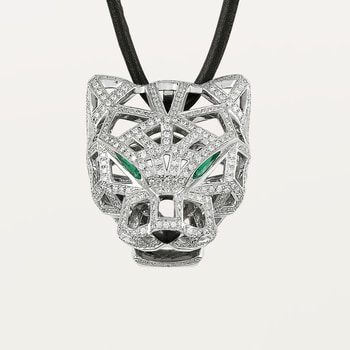 Cartier discount panther pendant