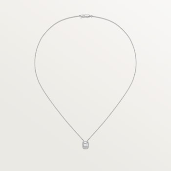 Cartier Destinée pendant, oval-cut diamond, paved  Cartier Destinée pendant, oval-cut diamond, paved