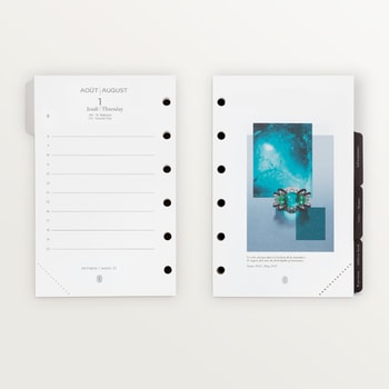 Cartier planner refill, paper Cartier planner refill, paper
