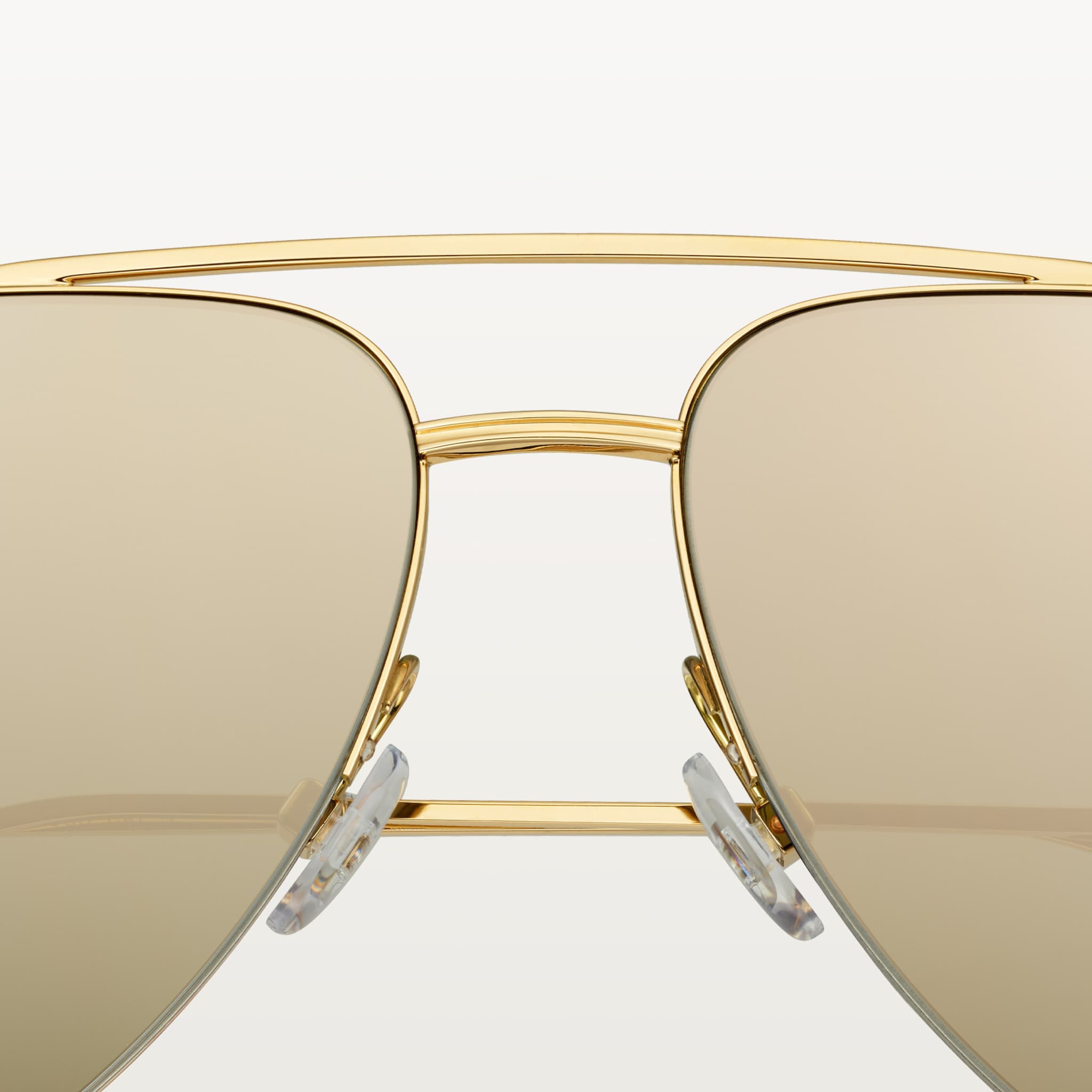 Cartier トリニティ アビエーターサングラス ゴールド Cartier Gold Aviator Sunglasses for Men for sale | eBay