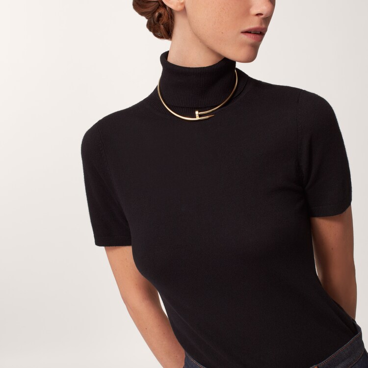 Juste un Clou torque necklace classic model diamonds