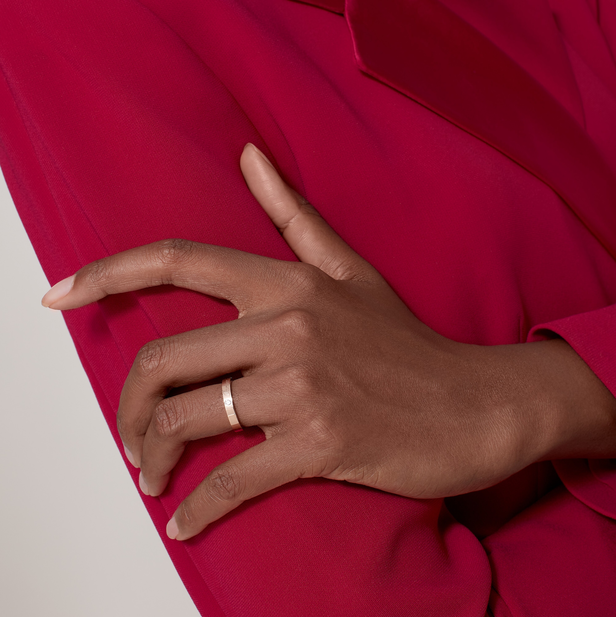 خاتم زواج "سي دو كارتييه"، العرض 3 مم، ماسة واحدة