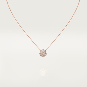 Cartier diamond top pendant necklace