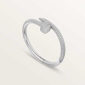 Juste un Clou bracelet, large model, half-paved Juste un Clou bracelet, large model, half-paved