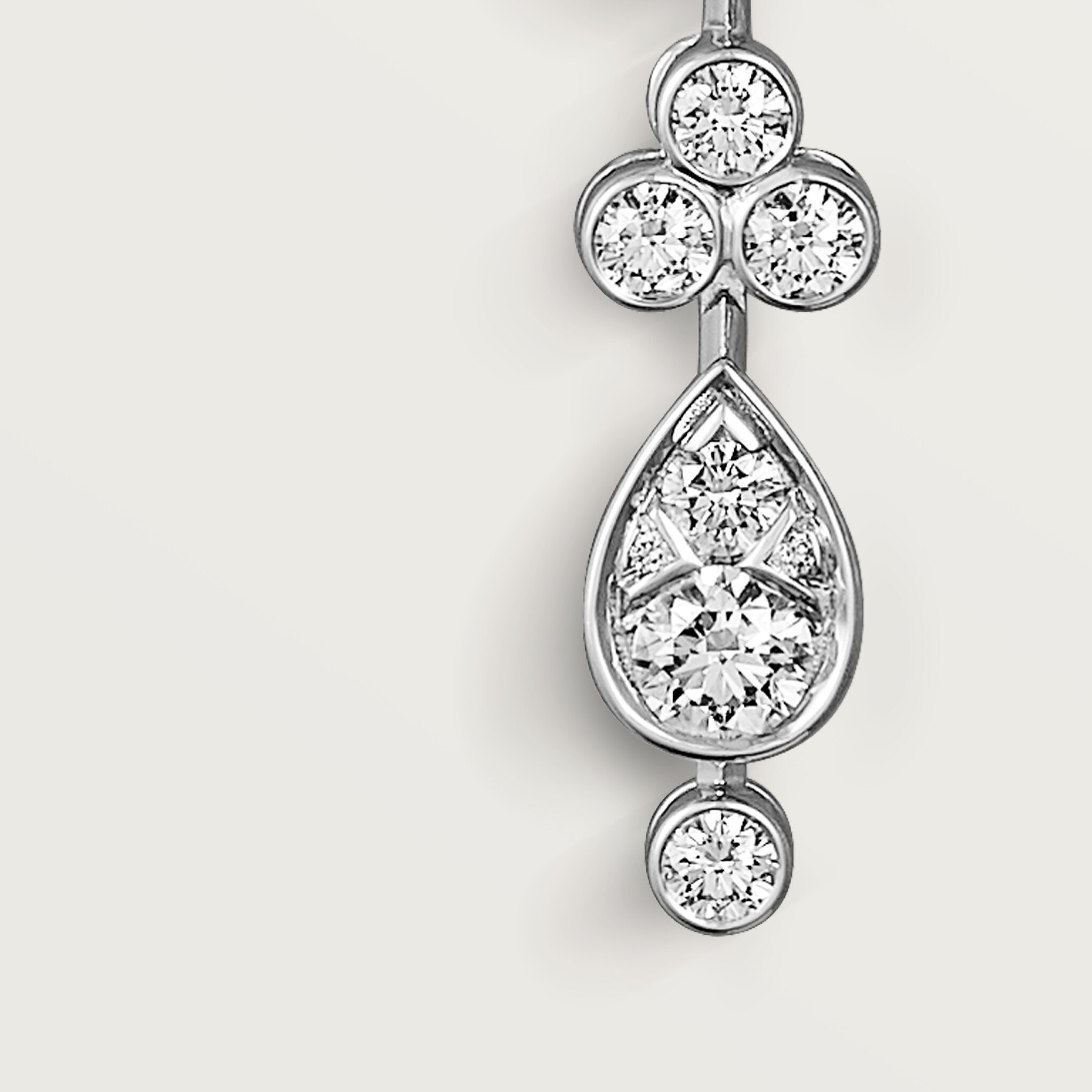 Pluie de Cartier earrings, diamonds, image 12