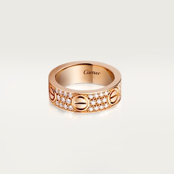 #LOVE# ring, classic model, paved #LOVE# ring, classic model, paved