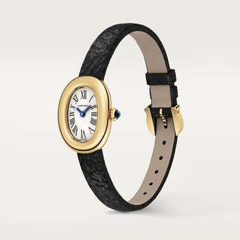 Baignoire Gold Diamond Oval Watches Cartier