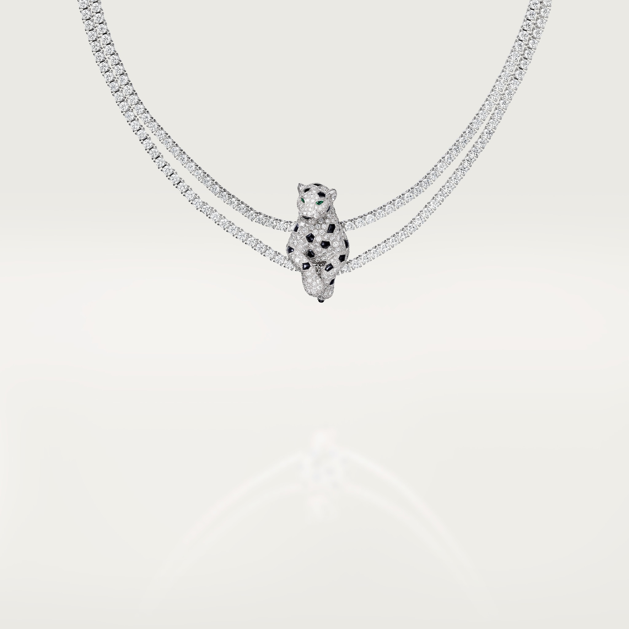 Panth&egrave;re de Cartier necklace, multi-wear, paved, image 6