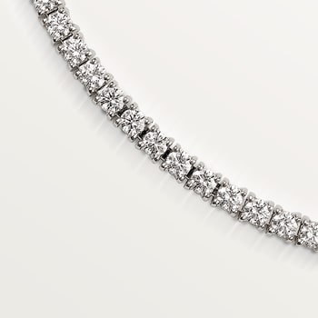 Lignes Essentielles necklace, brilliant-cut diamonds Lignes Essentielles necklace, brilliant-cut diamonds