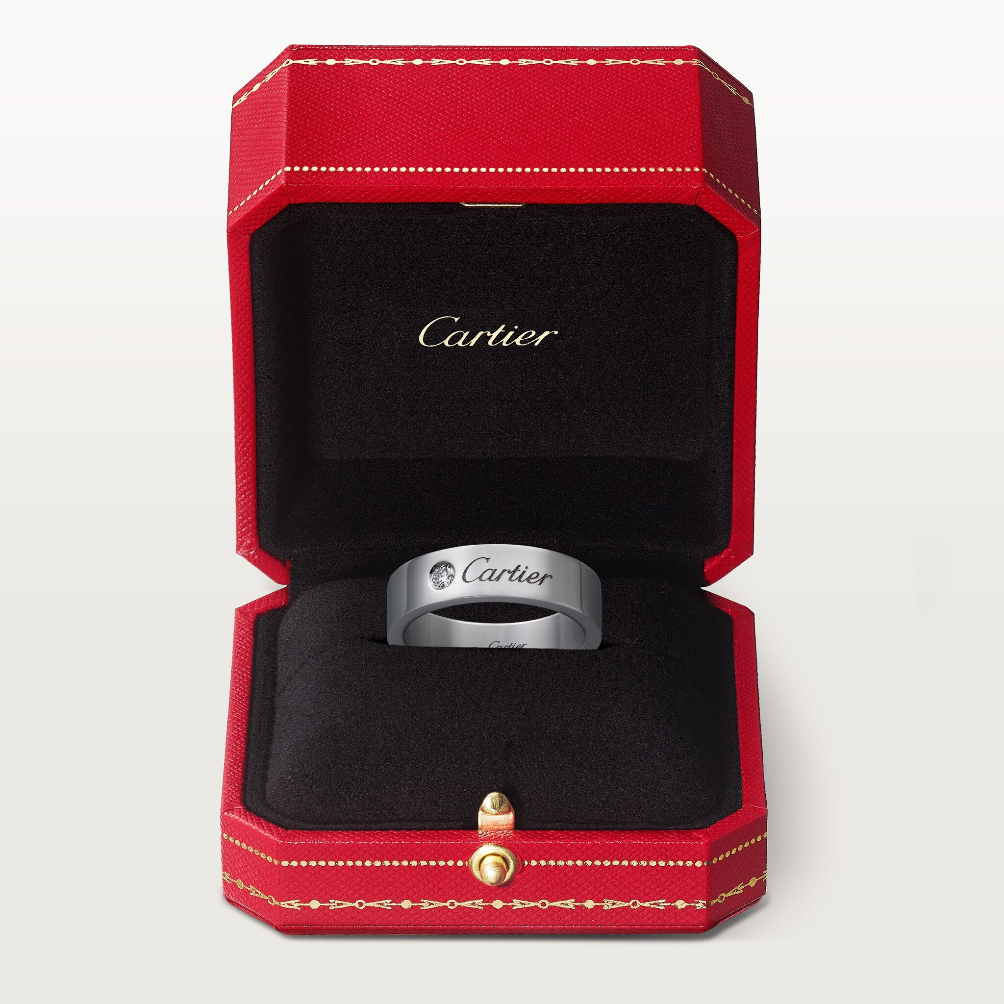 C de Cartier婚戒，寬5毫米，1顆鑽石，圖片6