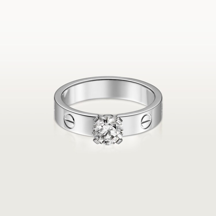 Cartier wedding ring solitaire Clearance