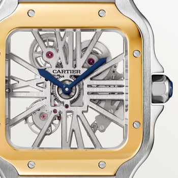 Santos de Cartier skeleton watch Santos de Cartier skeleton watch