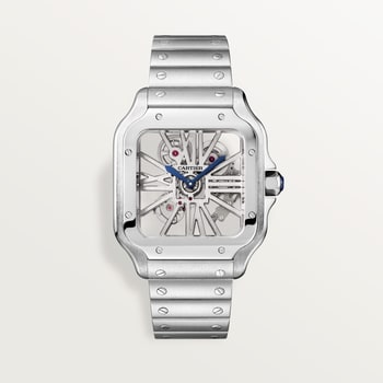 Santos de Cartier skeleton watch Santos de Cartier skeleton watch