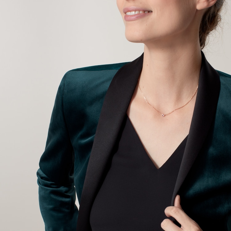 CRB7218400 Saphirs L gers de Cartier necklace Pink gold pink