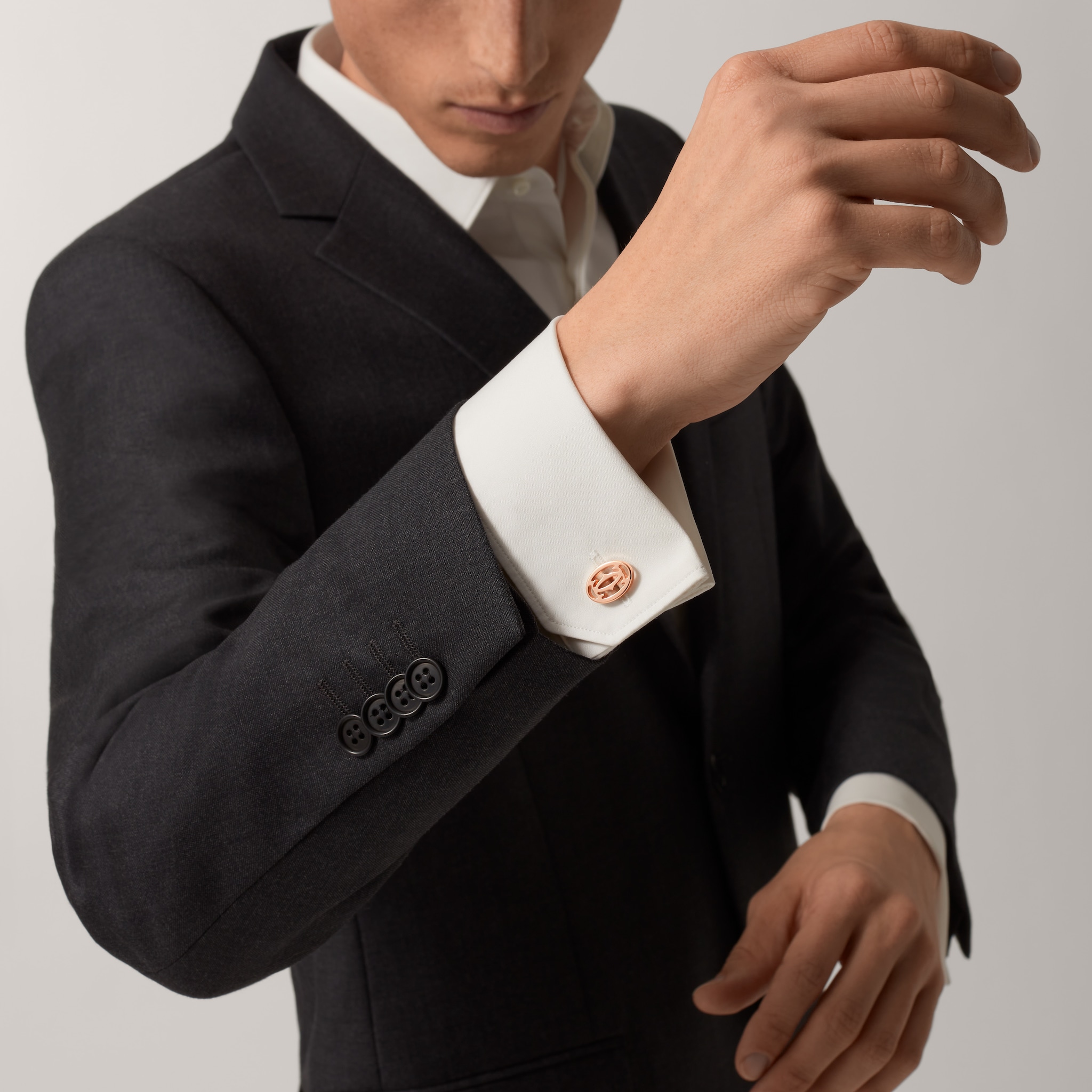 C de Cartier cufflinks