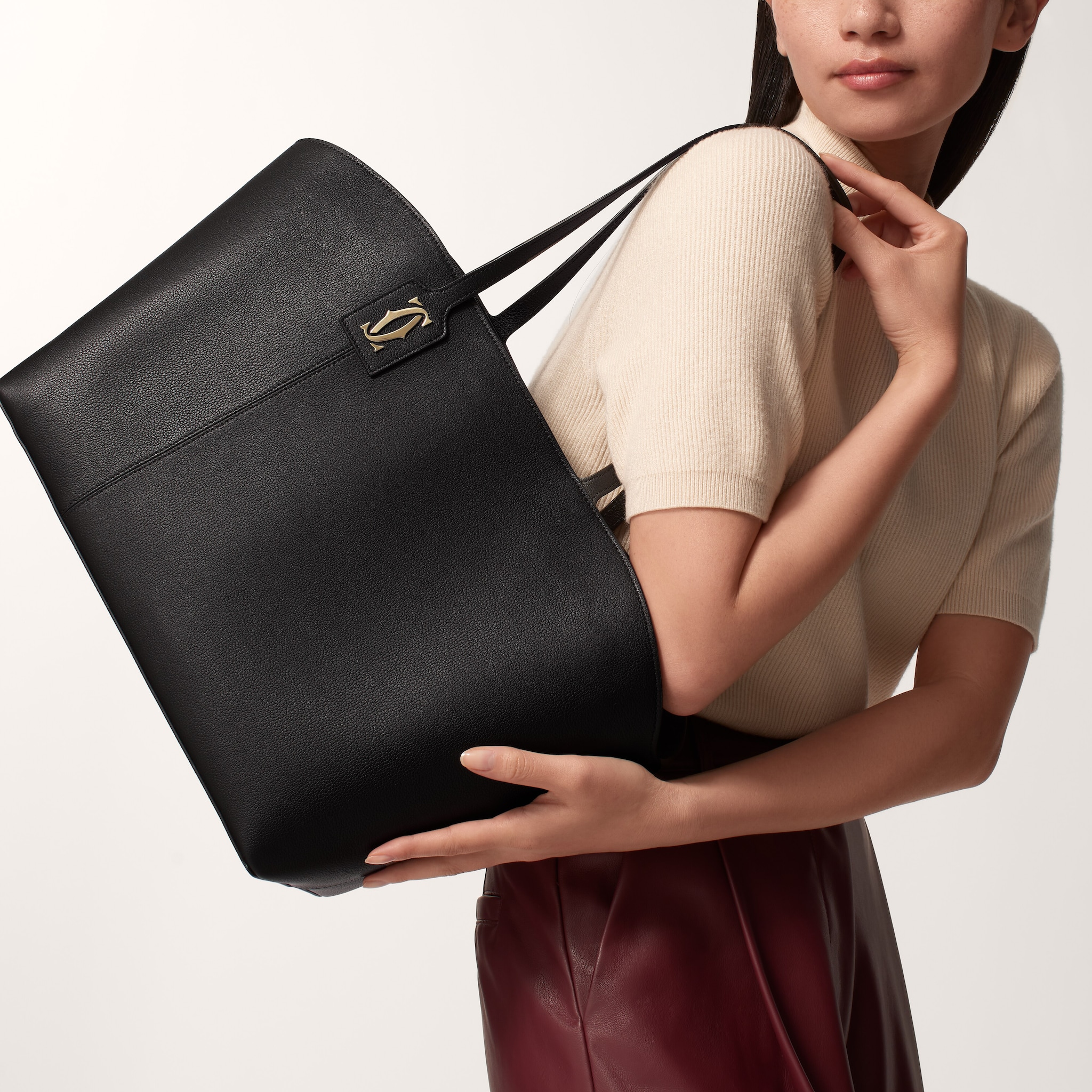 Tote bag, C de Cartier