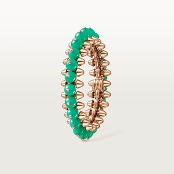 Clash de Cartier bracelet, chrysoprase, extra-large model Clash de Cartier bracelet, chrysoprase, extra-large model