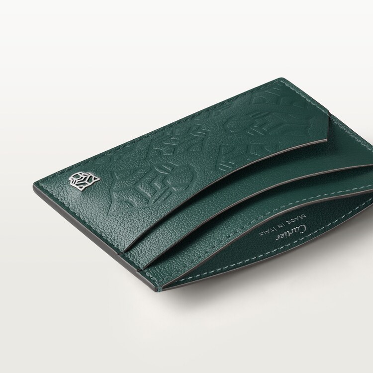 Cartier card holder green hotsell