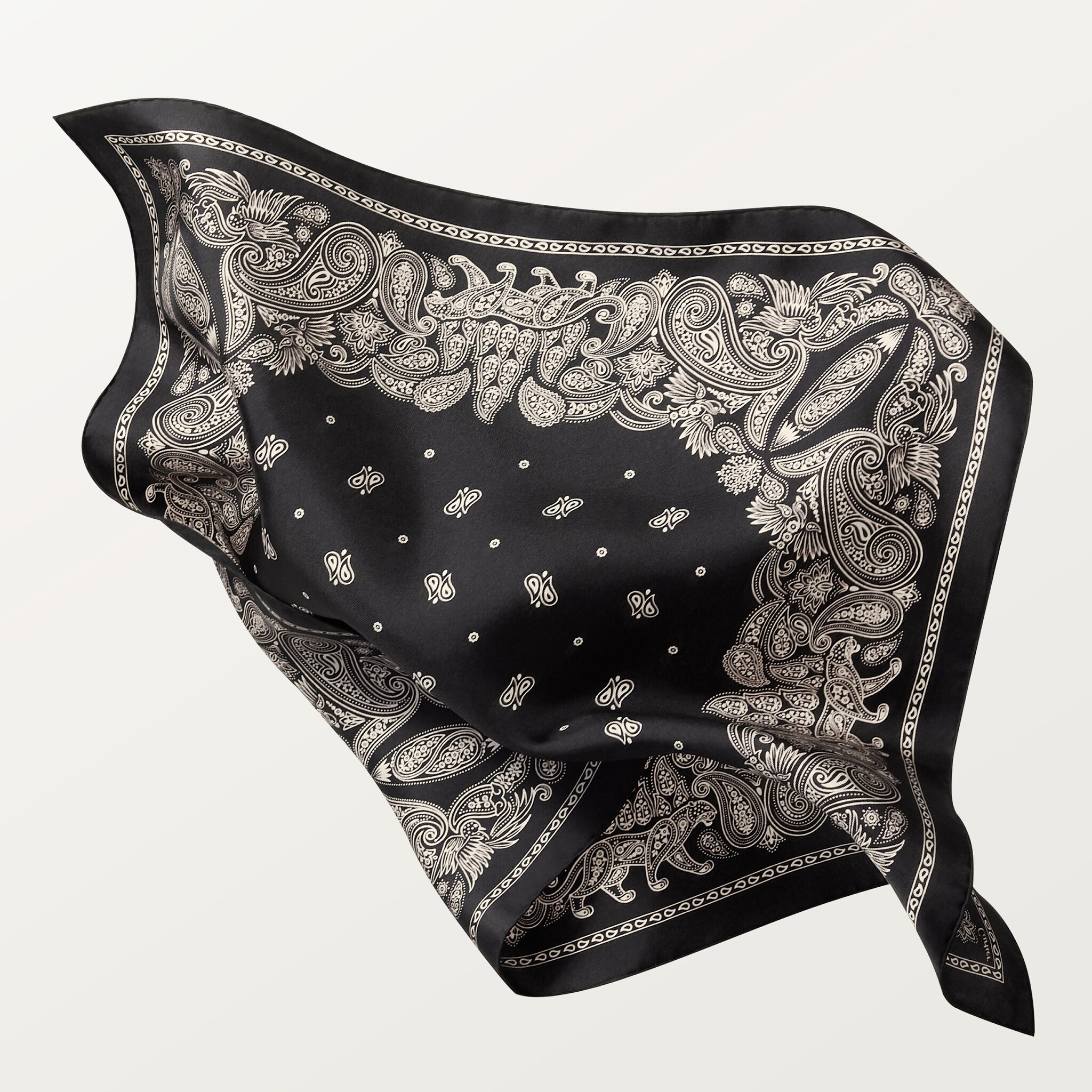 Bandana, Double C paisley, image 3