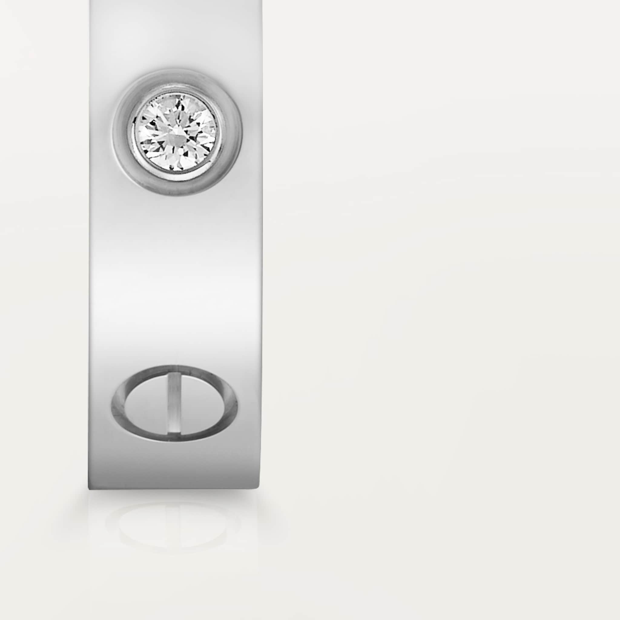 #LOVE# ring, small model, 1 diamond, image 8