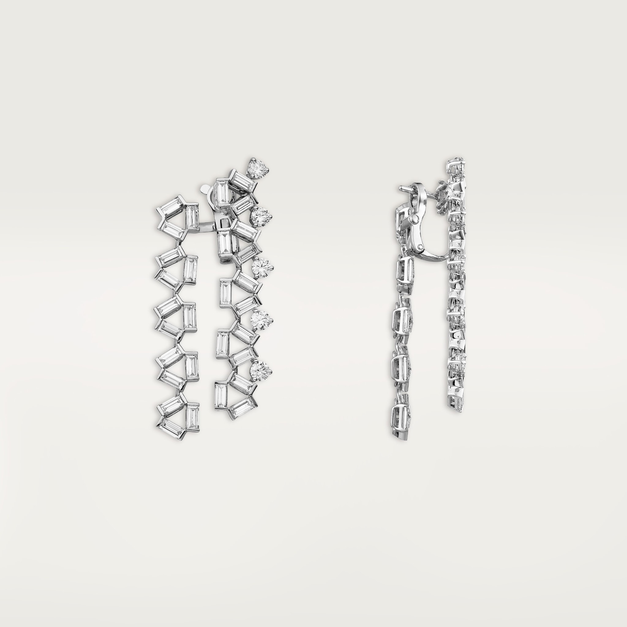 Reflection de Cartier earrings, diamonds