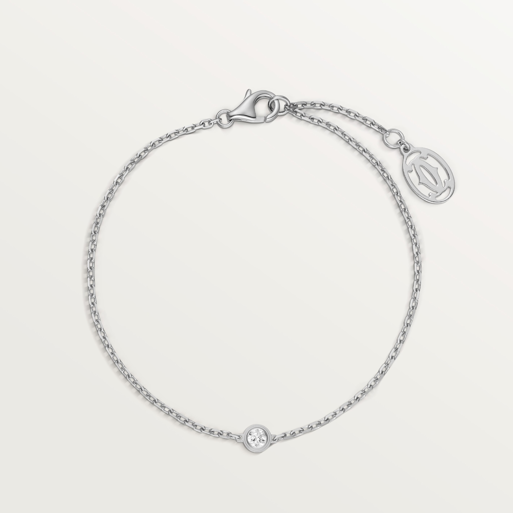 Cartier d'Amour bracelet, diamond, mini model