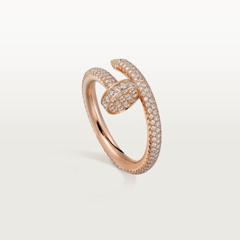 Juste un Clou ring, classic model, paved Juste un Clou ring, classic model, paved