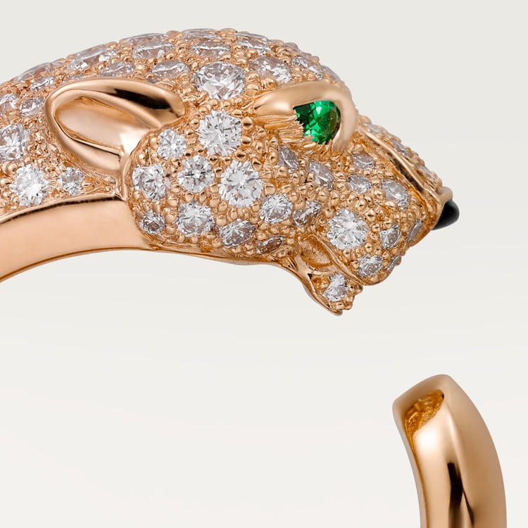 CRN4742200 Panth re de Cartier ring Rose gold diamonds