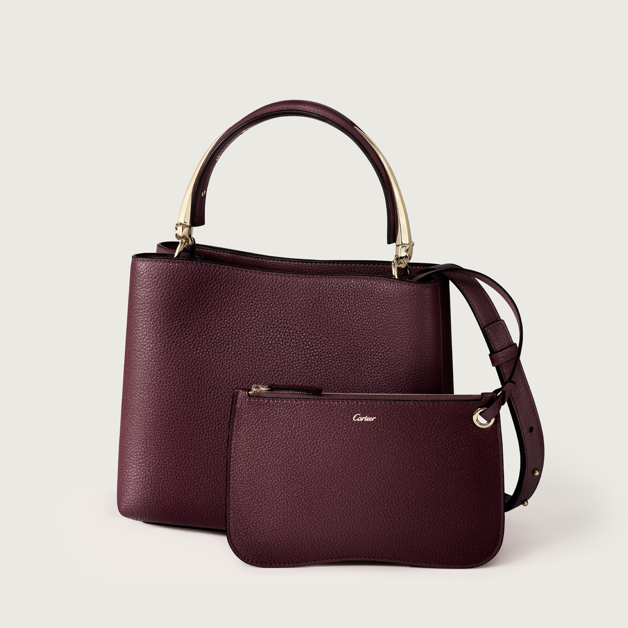 Small model handle bag, Panth&egrave;re Double