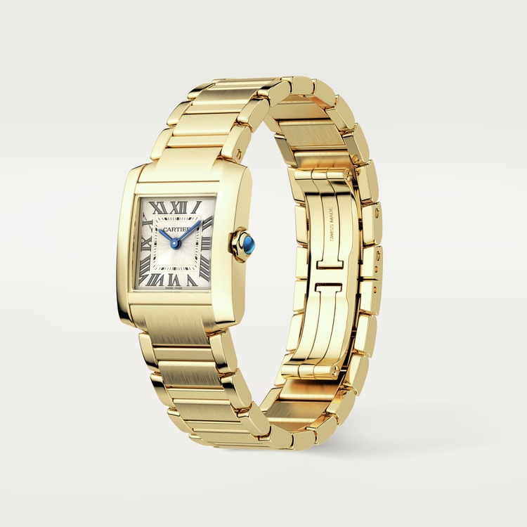 Cartier tank francaise watch discount gold